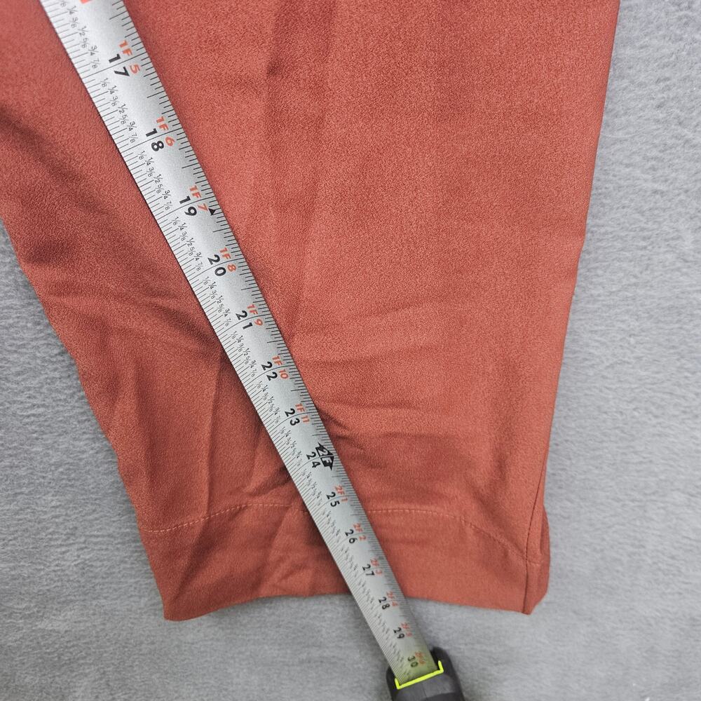 Madewell Drapey Paperbag Pants Size 16 Tall Burnt Clay - Picture 5 of 8